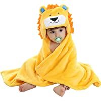 VLUNT Infantil Baño Albornoz de Bebé para Niños Niñas- Talla 0-24 Meses
